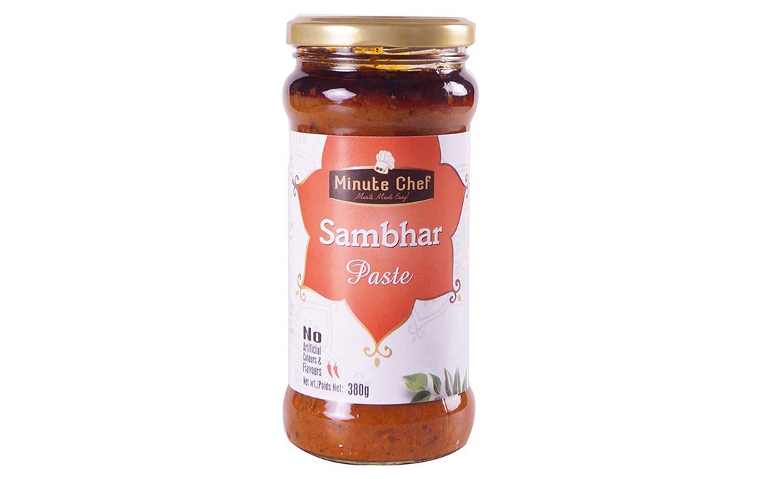 Minute Chef Sambhar Paste    Glass Jar  380 grams